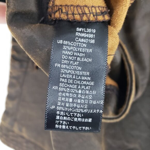 Forever 21 Vintage Y2K Studded Faux Leather Biker Waistcoat Vest M  Brown - Picture 9 of 9